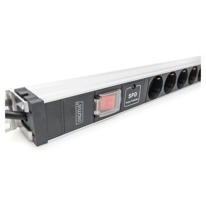DIGITUS PDU 1HE 12xSchuko 16A Ausgänge 230V/16A schwarz