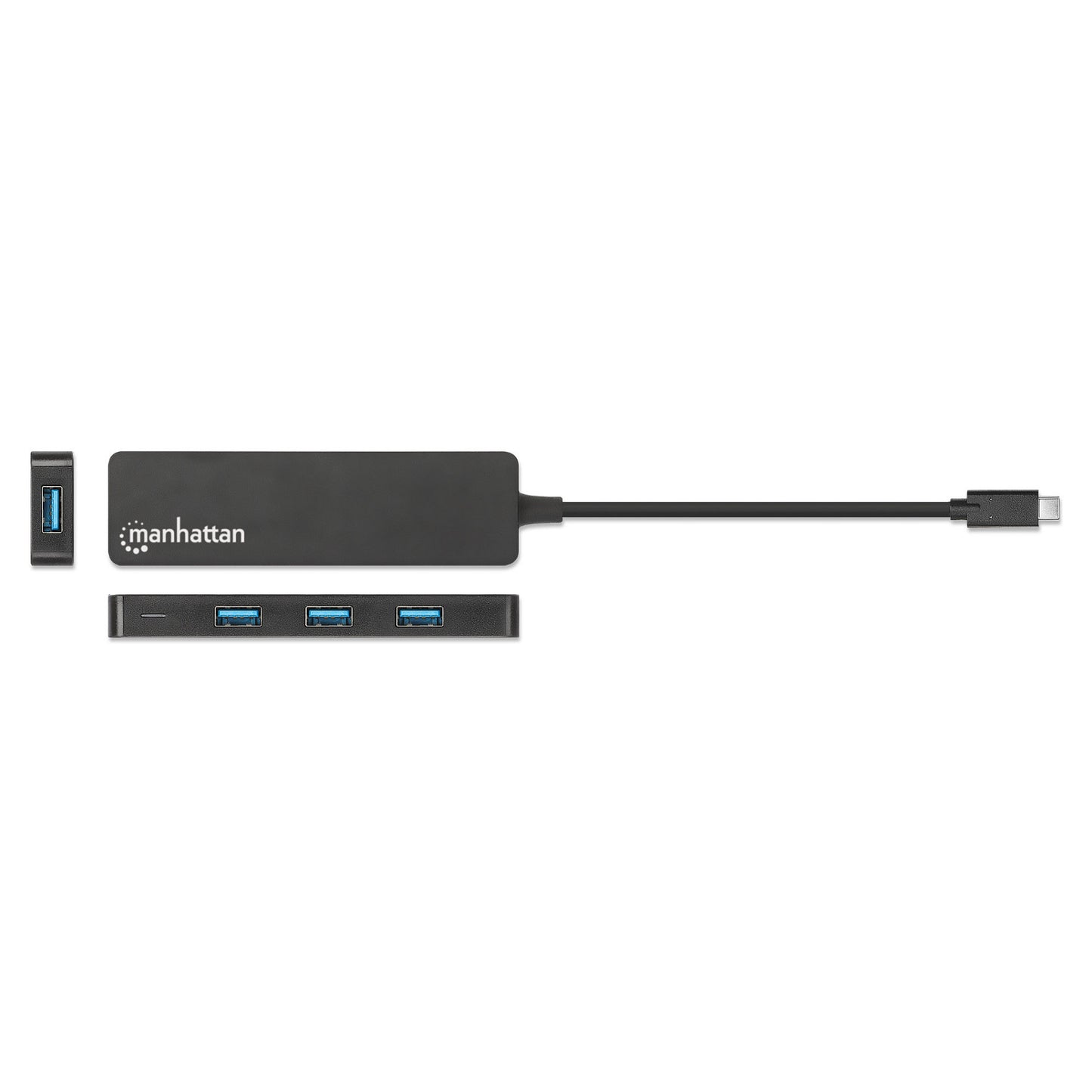 MANHATTAN 4-Port USB 3.2 Gen 1 Hub C-Stecker auf 4x A-Buchse