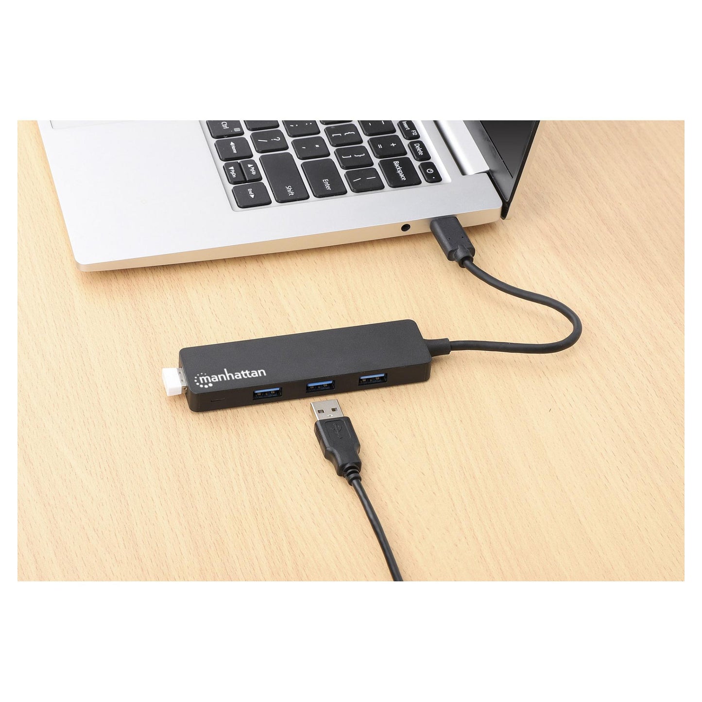 MANHATTAN 4-Port USB 3.2 Gen 1 Hub C-Stecker auf 4x A-Buchse
