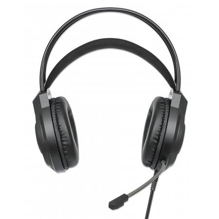 MANHATTAN RGB LED Over-Ear USB Gaming-Headset Kabelgebunden