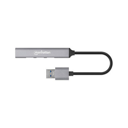 MANHATTAN 4Port USB-A Hub 3x480Mbit/s 1xGbit/s USB-A Stecker