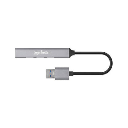 MANHATTAN 4Port USB-A Hub 3x480Mbit/s 1xGbit/s USB-A Stecker