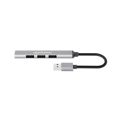 MANHATTAN 4Port USB-A Hub 3x480Mbit/s 1xGbit/s USB-A Stecker