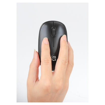 MANHATTAN MW3050 Kabellose USB-Maus 3 Tasten Mausrad schwarz