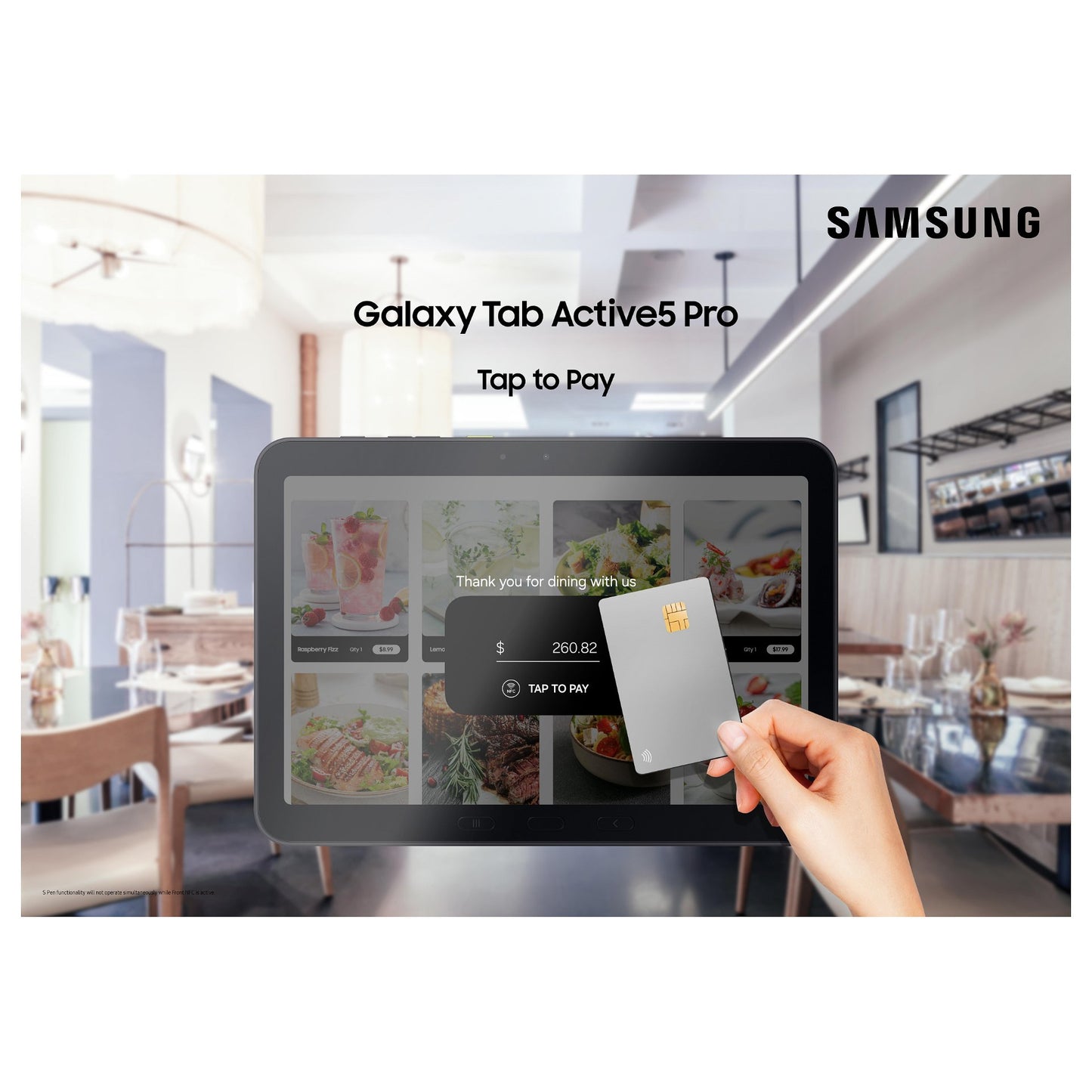 Samsung Galaxy Tab Active 5 Pro 8RAM 256GB EE DE LTE green