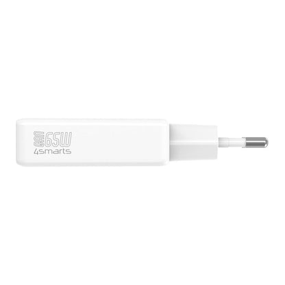 4smarts Netzladegert PDPlug Slim Dual 65W GaN 2C, wei