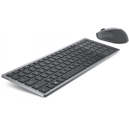 Dell Tastatur+Maus Kabellos 2.4GHz QWERTY Titan Grau