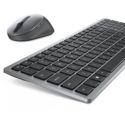 Dell Tastatur+Maus Kabellos 2.4GHz QWERTY Titan Grau