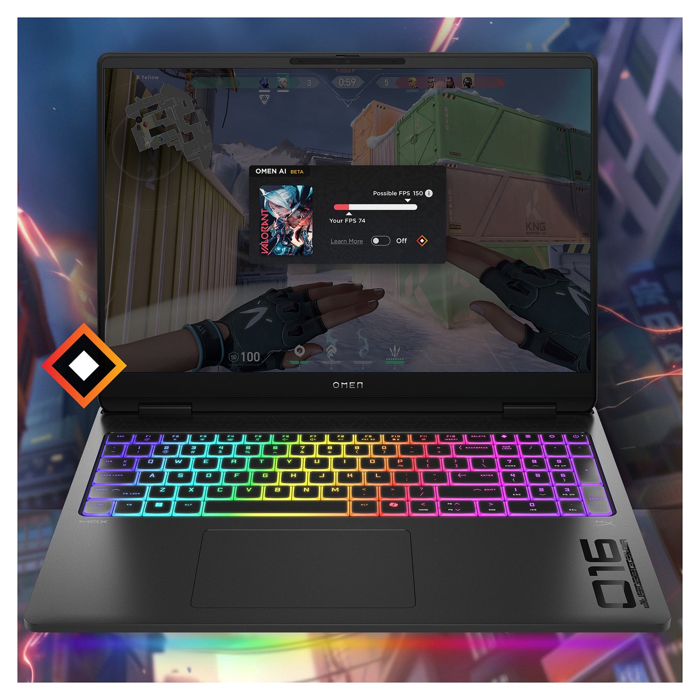 HP OMEN by MAX 16-ah0095ng CU 9 275HX, NVIDIA GeForce RTX 5080, 32GB 2TB SSD W11Home
