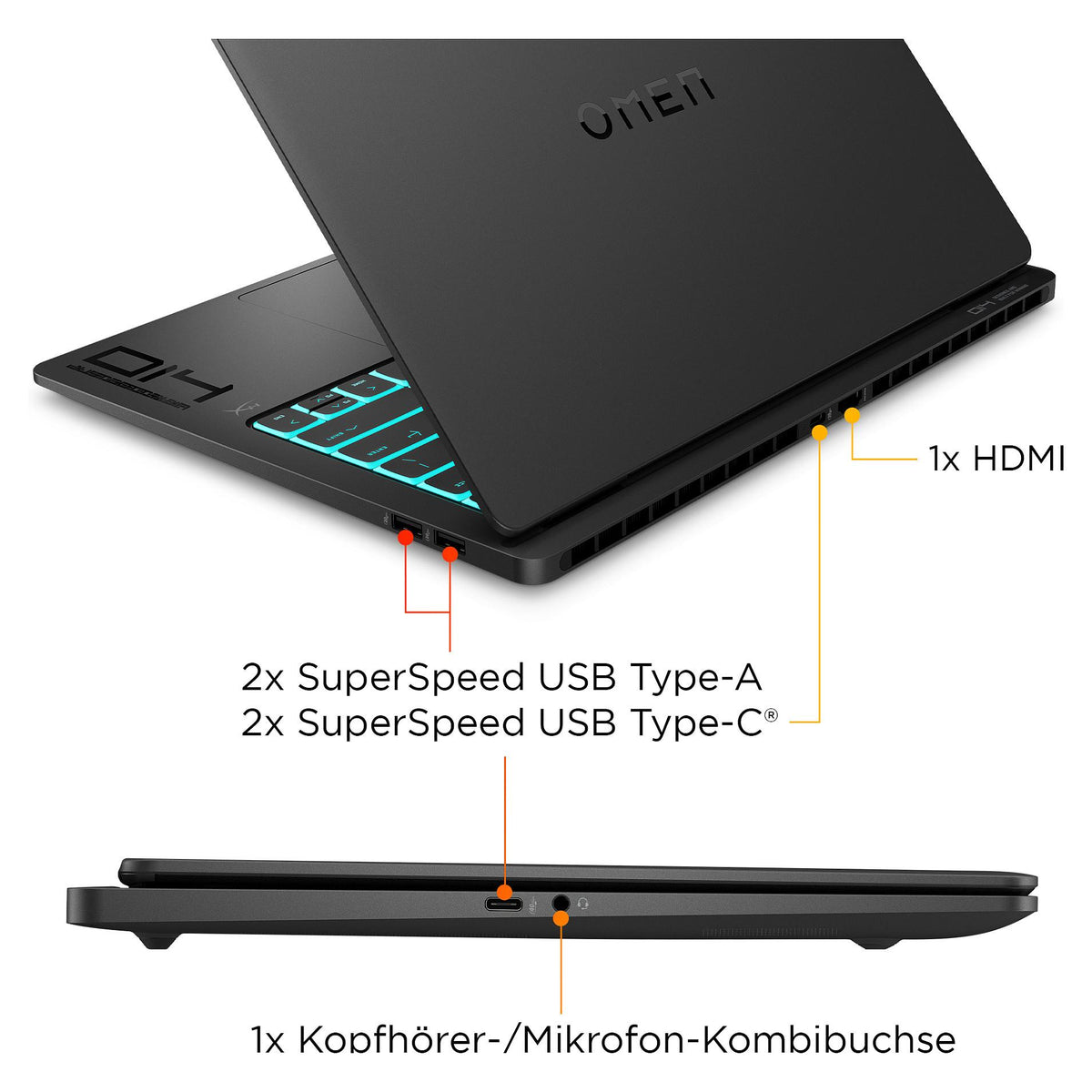 HP OMEN Transcend 14-fb1075ng Gaming Notebook 35.6 cm (14"")