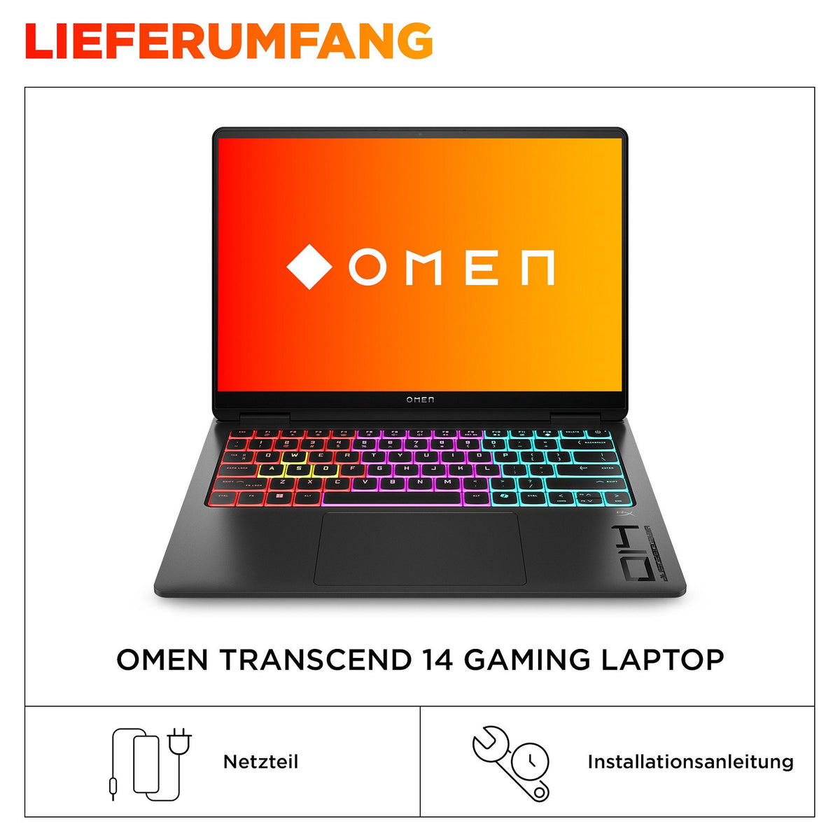 HP OMEN Transcend 14-fb1075ng Gaming Notebook 35.6 cm (14"")
