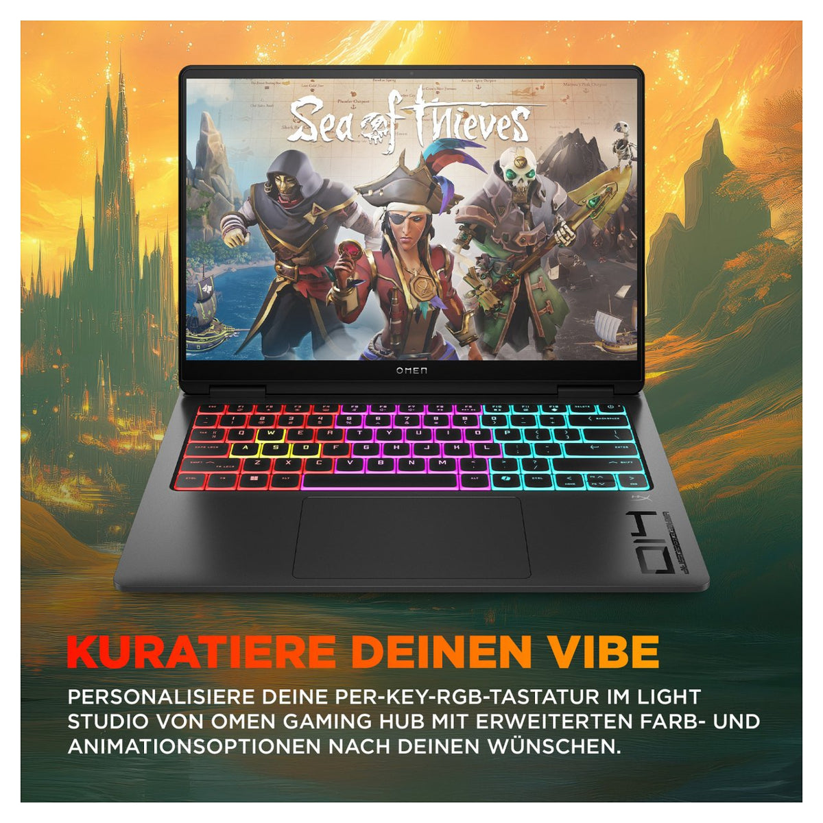 HP OMEN Transcend 14-fb1075ng Gaming Notebook 35.6 cm (14"")