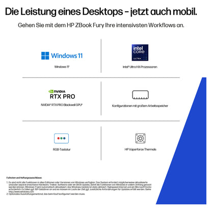 HP ZBOOK FURY 16 G1I U7-255HX
