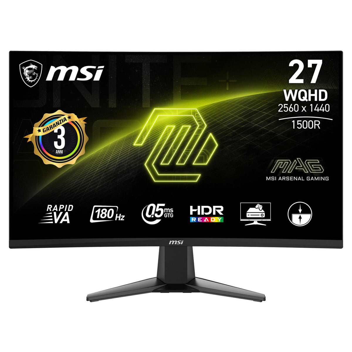 MSI Monitor MAG 27CQ6F (9S6-3CD91M-002) (9S63CD91M002)