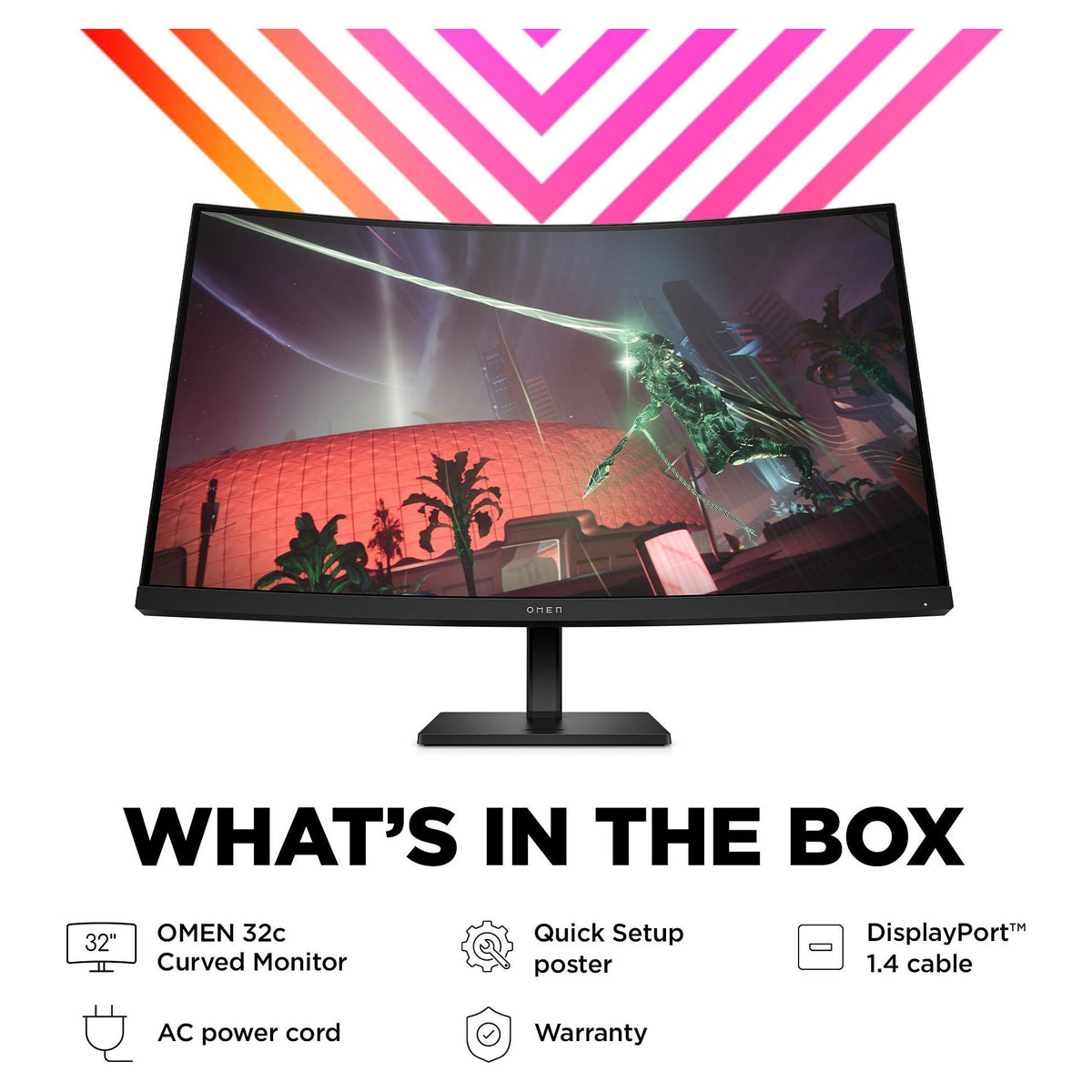 HP OMEN 32c Curved Gaming-Monitor 80cm (31,5 Zoll)
