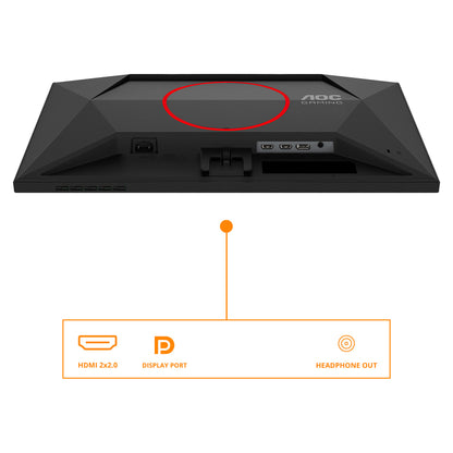 AOC 62,2cm (24,5") 25G4SRE 16:09 2xHDMI+DP black/red