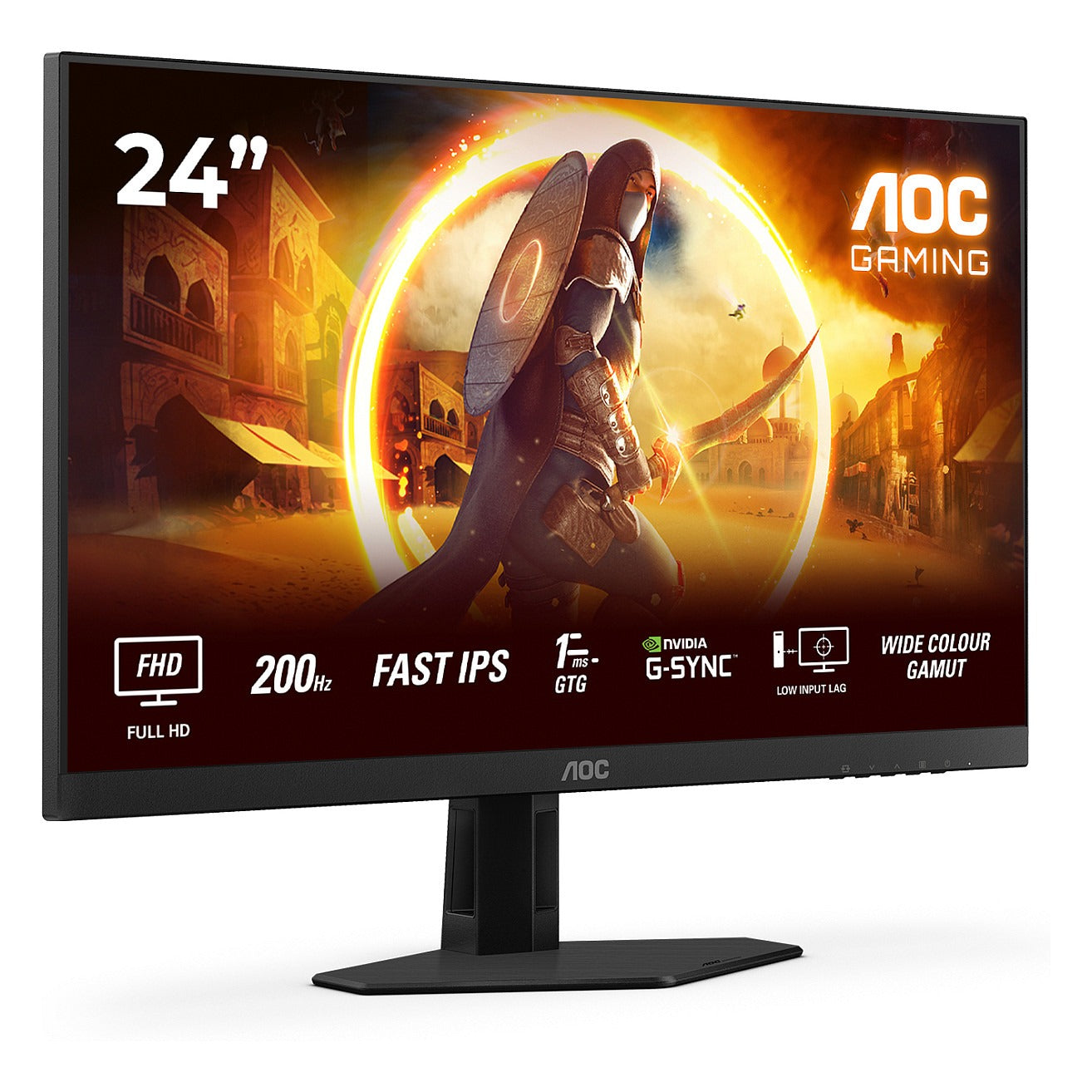 AOC 60,4cm (23,8") 24G4HRE 16:09 2xHDMI+DP black-red