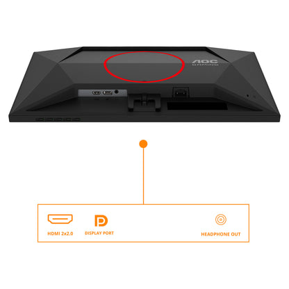AOC 60,4cm (23,8") 24G4HRE 16:09 2xHDMI+DP black-red