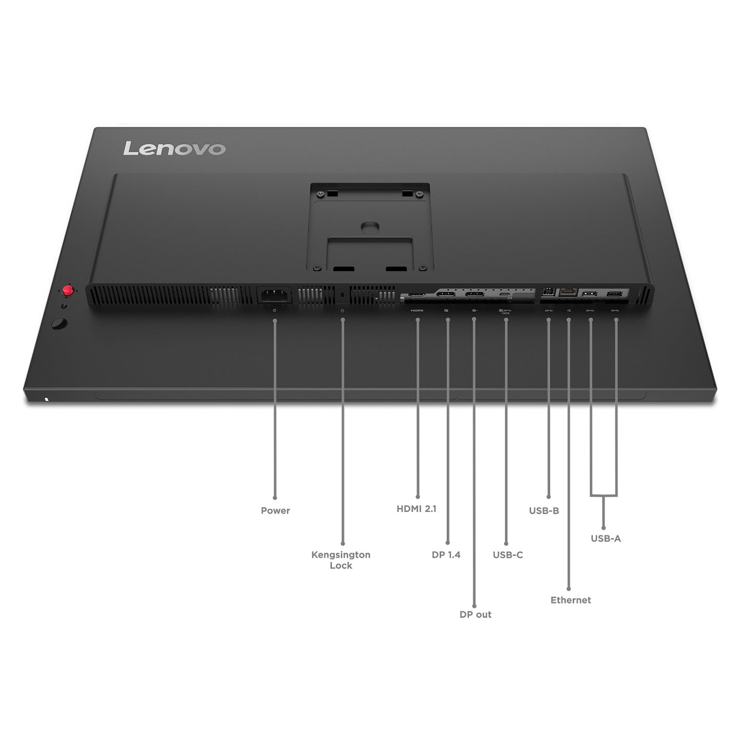 68,6cm/27" (2560x1440) Lenovo ThinkVision P27QD-40 16:9 WQHD IPS 4ms 120Hz HDMI DisplayPort USB-C USB LAN VESA KVM