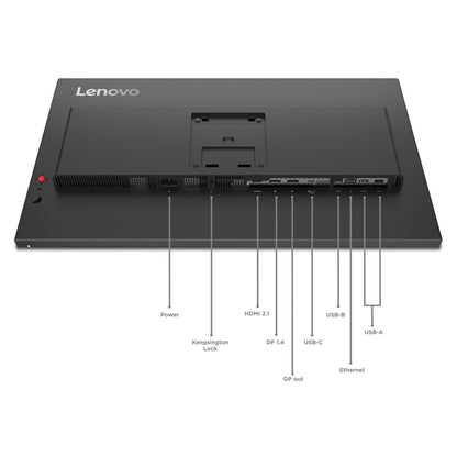 68,6cm/27" (2560x1440) Lenovo ThinkVision P27QD-40 16:9 WQHD IPS 4ms 120Hz HDMI DisplayPort USB-C USB LAN VESA KVM