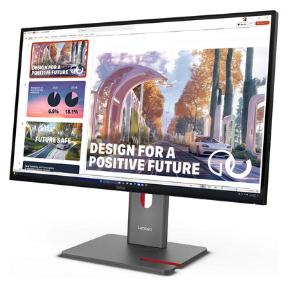 68,6cm/27" (2560x1440) Lenovo ThinkVision P27QD-40 16:9 WQHD IPS 4ms 120Hz HDMI DisplayPort USB-C USB LAN VESA KVM