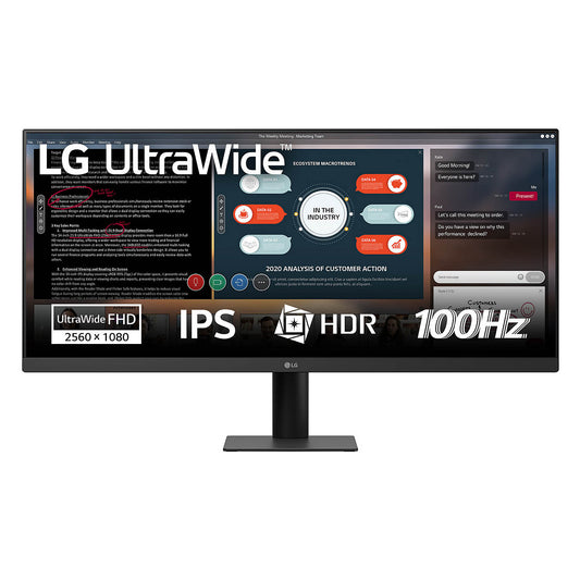 73cm/29" (2560x1080) LG 29U511A-B 21:9 WFHD IPS 5ms 100Hz HDMI DisplayPort VESA HDR