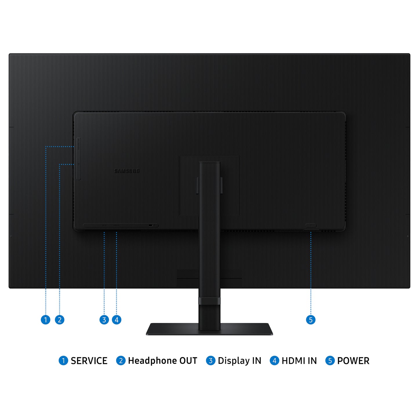 94cm/37" (3840x2160) Samsung ViewFinity S7 16:9 4K VA 5ms 60Hz HDMI DisplayPort VESA HDR Black