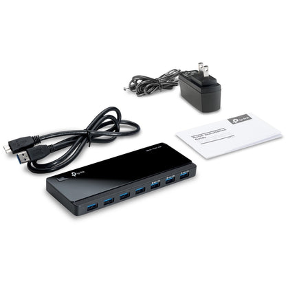 HUB 7Port TP-Link UH700 SuperSpeed 5Gbit/s aktiv mit Netzteil Black