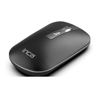 INCA Maus IWM-531RA Wrls & BT,4D-Taste,Akku,Spec.Metallic