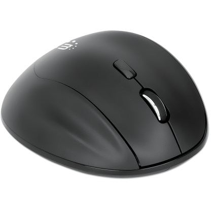 MANHATTAN Ergonomische Funkmaus USB-A/C 6 Tasten + Mausrad