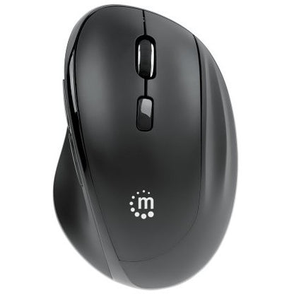 MANHATTAN Ergonomische Funkmaus USB-A/C 6 Tasten + Mausrad