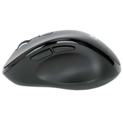 MANHATTAN Ergonomische Funkmaus USB-A/C 6 Tasten + Mausrad