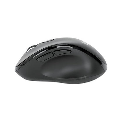 MANHATTAN Ergonomische Funkmaus USB-A/C 6 Tasten + Mausrad