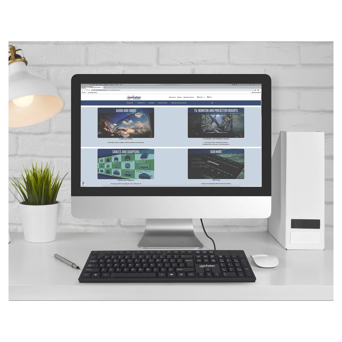 MANHATTAN USB-Tastatur black