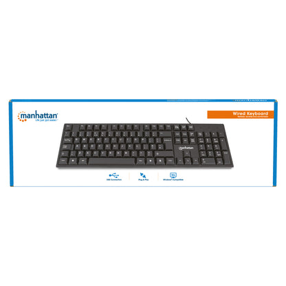 MANHATTAN USB-Tastatur black