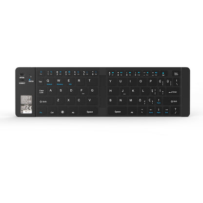INCA Tastatur + Maus IBK-579BT BT 3.0 Mini-Größe, faltbar, 5-10m silver