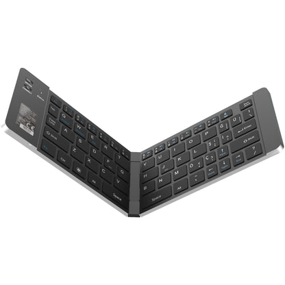 INCA Tastatur + Maus IBK-579BT BT 3.0 Mini-Größe, faltbar, 5-10m silver