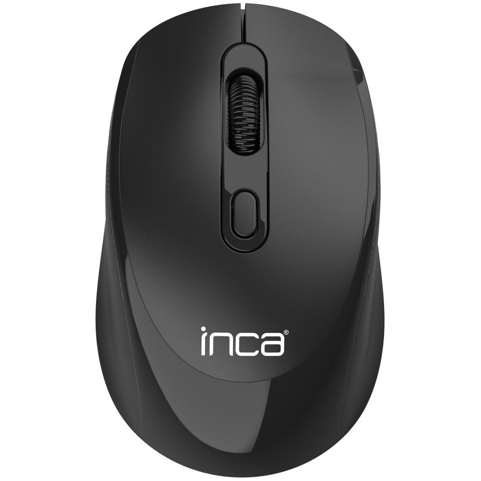 INCA Tastatur + Maus IWS-519 erg.Design, USB-C/A, Multimedia black