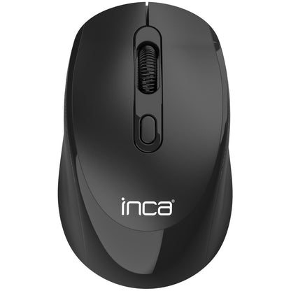 INCA Tastatur + Maus IWS-519 erg.Design, USB-C/A, Multimedia black