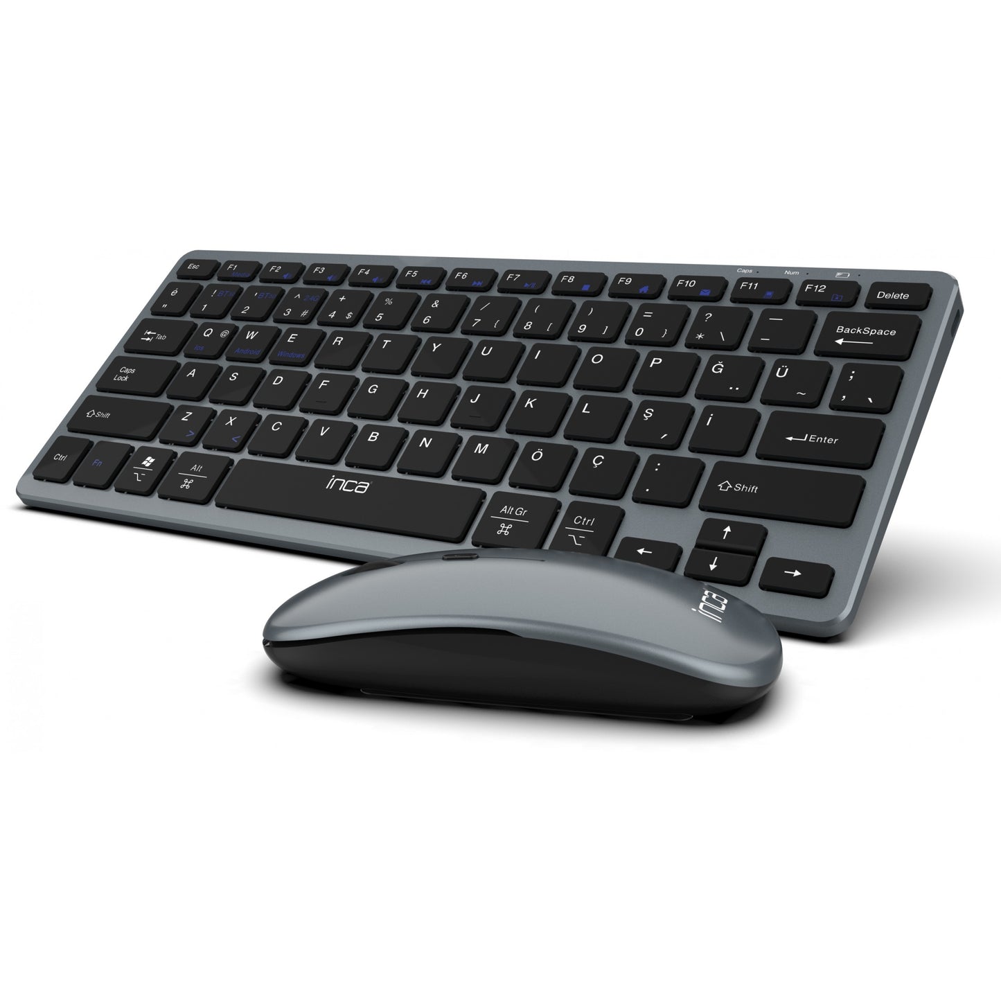 INCA Tastatur + Maus IBK-572BT BT 3.0/5.0, Smart, 40Tage, 5-10m black