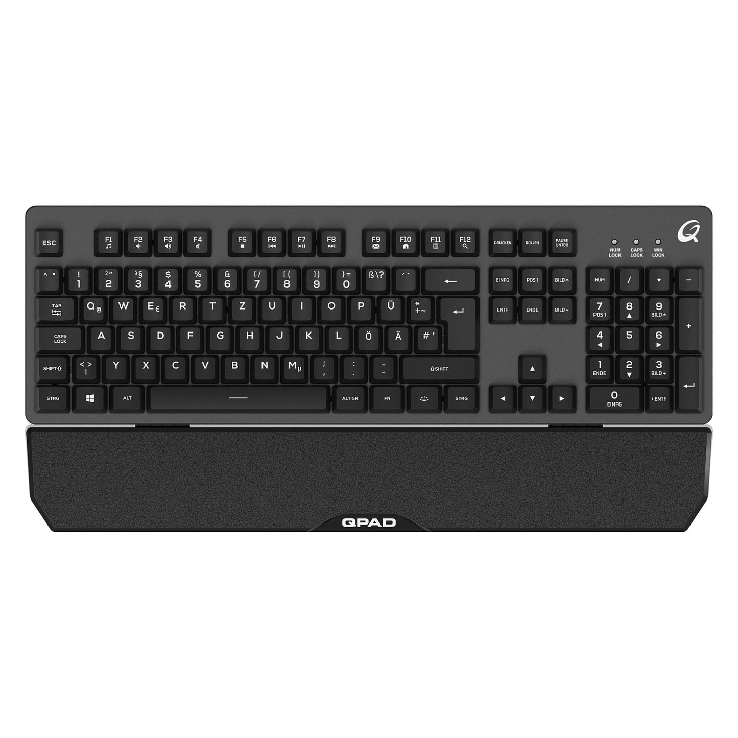 QPAD Gaming Tastatur Pro MK40 black QWERTY
