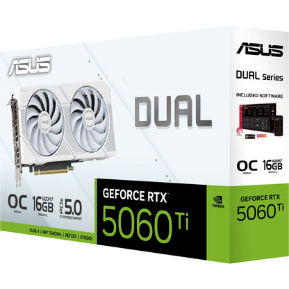 RTX 5060TI 16GB Asus DUAL GDDR7 white