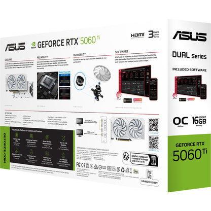 RTX 5060TI 16GB Asus DUAL GDDR7 white