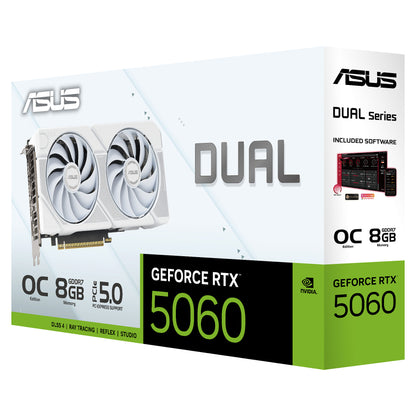 RTX5060 8GB Asus DUAL GDDR7 white