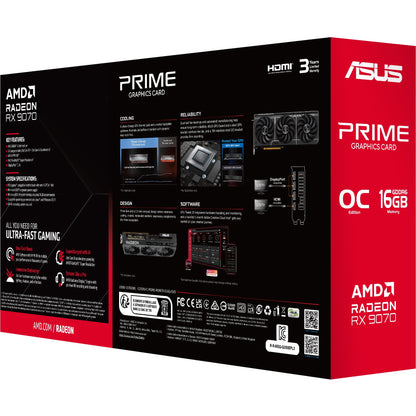 RX 9070 16G Asus PRIME EVO GDDR6