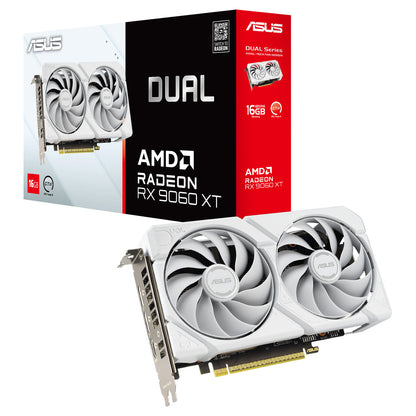 RX 9060 XT 16GB Asus DUAL GDDR6 white