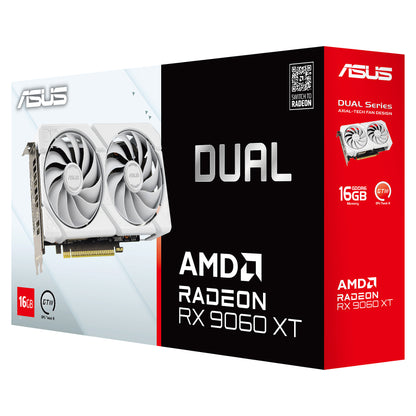 RX 9060 XT 16GB Asus DUAL GDDR6 white