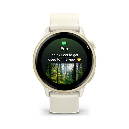 Garmin vivoactive 6 bone/lunargold alu