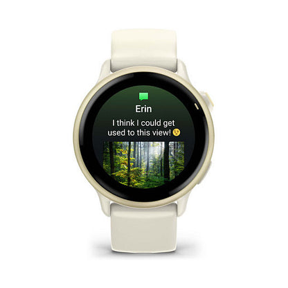 Garmin vivoactive 6 bone/lunargold alu