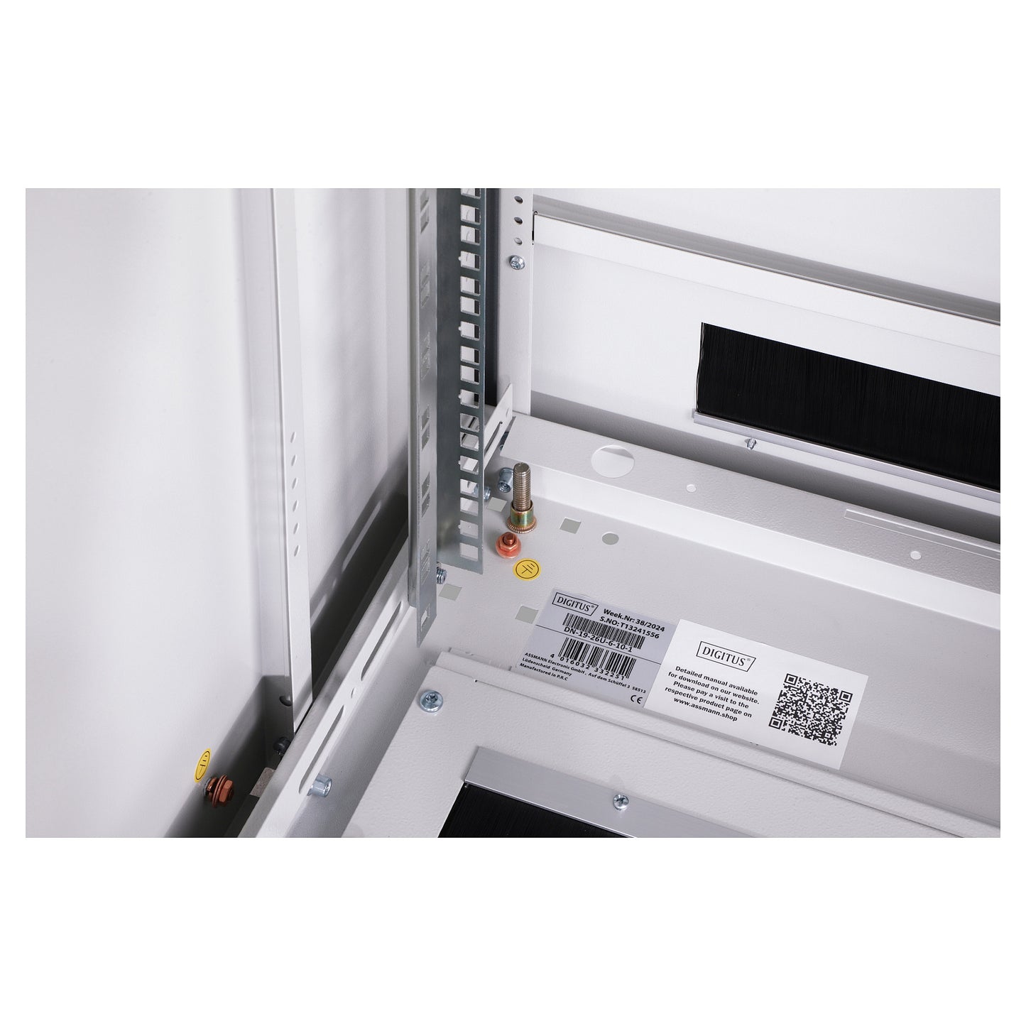 DIGITUS Netzwerkschrank Unique 26HE 1342x600x1000mm grau (Speditionsversand)
